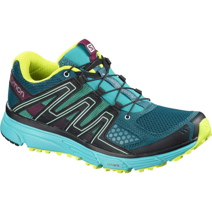 Salomon Singapore Womens Trail Running Shoes - X-MISSION 3 W Turquoise | 74905-FGYN